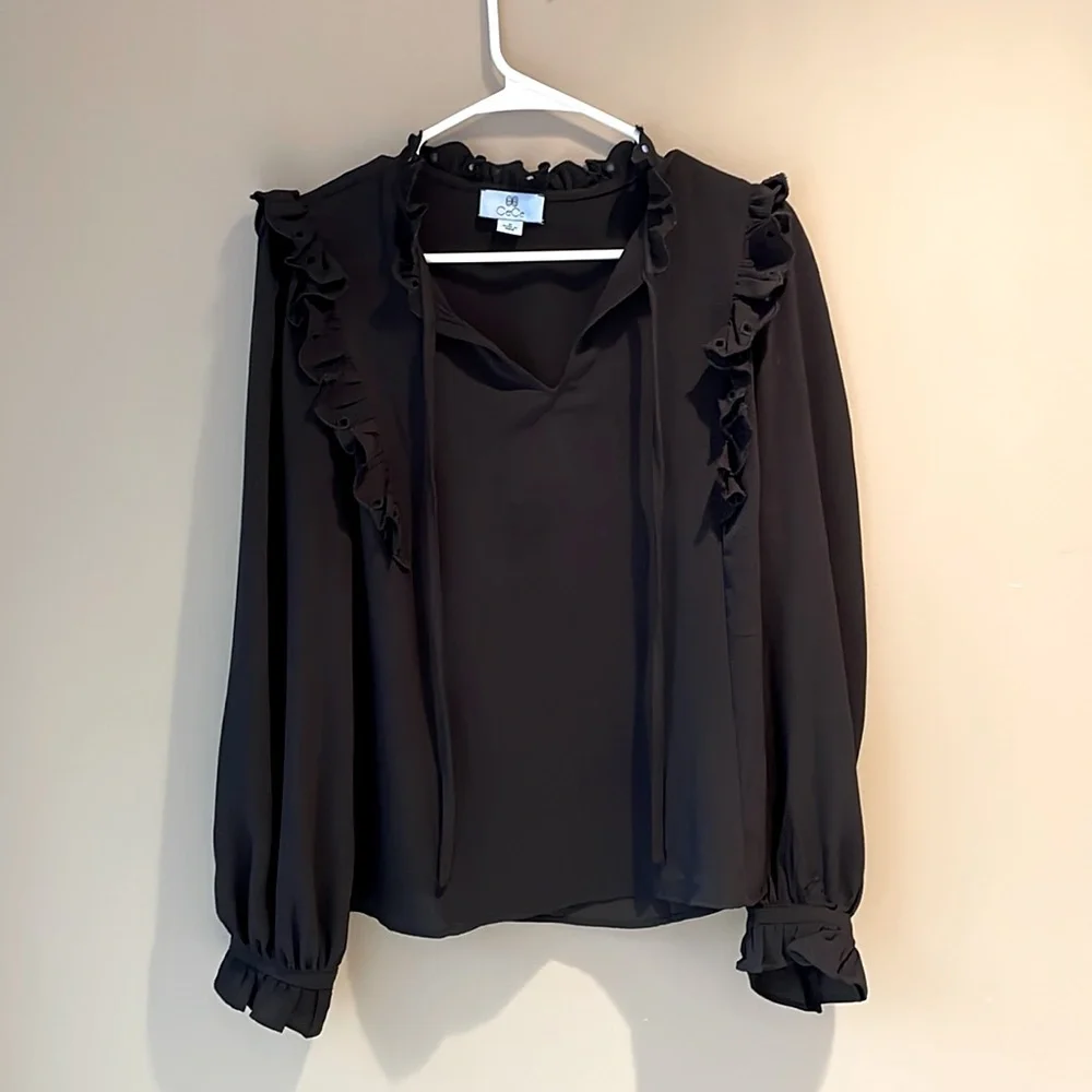 Nordstrom Ruffle Blouse - Picture 1 of 3